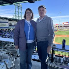 Laura Lipinski and Jim Broeking