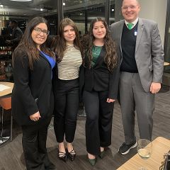 NIU Law Students attend the Speed Networking Event.