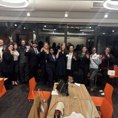 NIU Law Students attend the Wine Tasting Event.