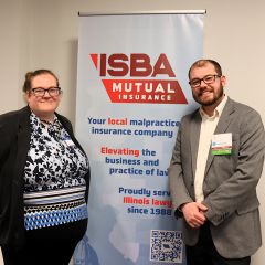 Deborah Cain hosted the Speed Networking Event on behalf of the YLD planning committee. Deborah is pictured with YLD Chair Jason Blumenthal. Thank you, Deborah! 
