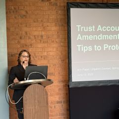 Trust Accounting After the Amendments to Rule 1.15: Tips to Protect Yourself CLE