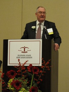 Former Governor and Class of 1959 honoree Jim Thompson spoke on behalf of his fellow classmates.